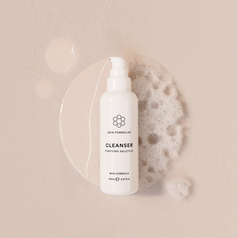 SKINFORMULAS PURYFYING SALICILIC CLEANSER - PRAUSIKLIS SU SALICILO RŪGŠTIMI IR PREBIOTIKAIS 100 ml.