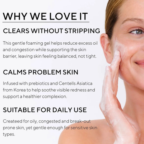 SKIN FORMULAS PURYFYING SALICILIC CLEANSER - PRAUSIKLIS SU SALICILO RŪGŠTIMI IR PREBIOTIKAIS 100 ml.