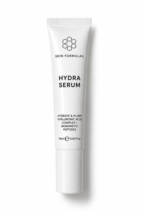 SKIN FORMULAS HYDRA HYALURONIC ACID SERUM/ DRĖKINANASIS SERUMAS SU HIALURONO RŪGŠTIMI, NIACINAMIDU IR PANTENOLIU 20 ML.
