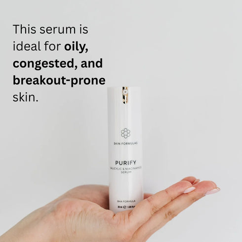 SKIN FORMULAS SERUM - PURIFY SALICYLIC & NIACINAMIDE 30ml. VALANTIS SERUMAS SU SALICILO R. ir NIACINAMIDU