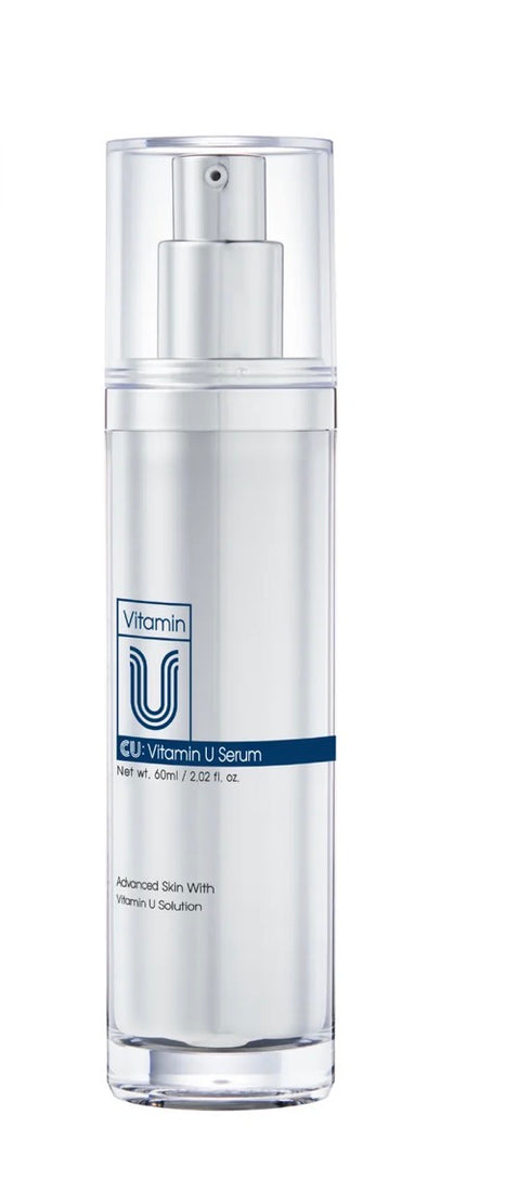 CUSKIN SKAISTINANTIS DRĖKINAMASIS VEIDO SERUMAS SU VITAMINU U, 60 ML