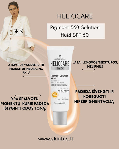 HELIOCARE 360 PIGMENT SOLUTION FLUIDAS SPF50+, 50 ML