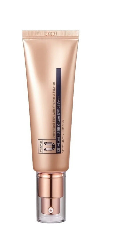 CUSKIN TRIGUBO POVEIKIO BB KREMAS SU VITAMINU U IR PEPTIDAIS SPF28 PA++, 45 ML.