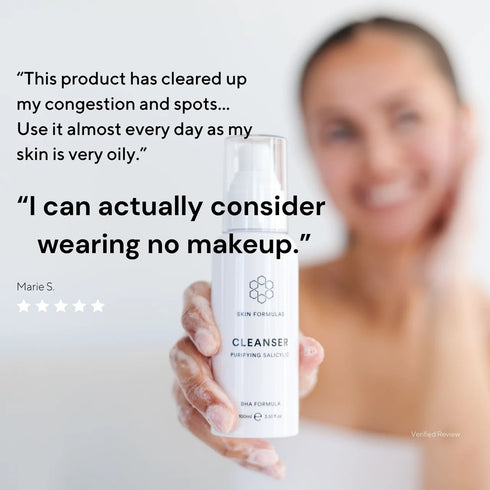SKIN FORMULAS PURYFYING SALICILIC CLEANSER - PRAUSIKLIS SU SALICILO RŪGŠTIMI IR PREBIOTIKAIS 100 ml.