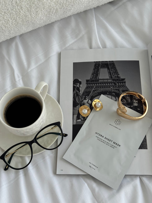 SKINFORMULAS HYDRA SHEET MASK - LAKŠTINĖ VEIDO KAUKĖ SU AMINO IR HIALURONO RŪGŠTIMIS 1 VNT.