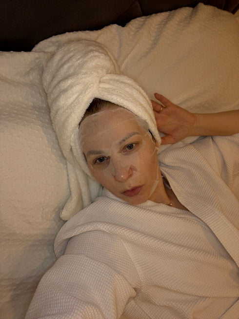 SKINFORMULAS HYDRA SHEET MASK - LAKŠTINĖ VEIDO KAUKĖ SU AMINO IR HIALURONO RŪGŠTIMIS 1 VNT.