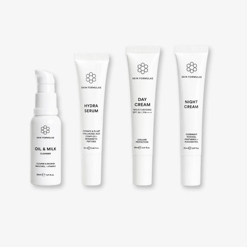 Skin Formulas The Mini Essentials Kit, Kelioninis rinkinys 4 produktų.