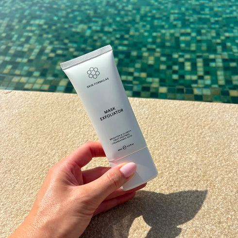 SKIN FORMULAS MASK EXFOLIATOR - ŠVEIČIAMOJI KAUKĖ SU AHA RŪGŠTIMIS BEI TRANEKSAMO RŪGŠTIMI, 60ML.
