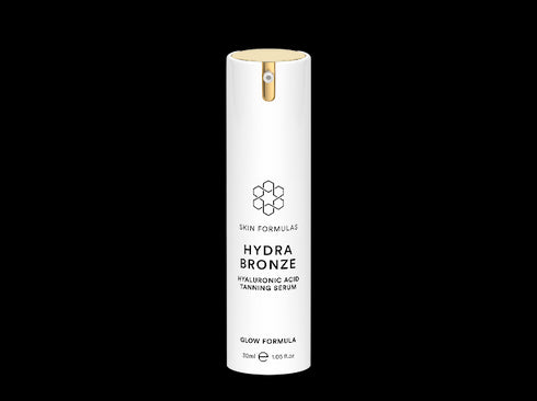 SKINFORMULAS HYDRA BRONZE HYALURONIC ACID TANNING SERUM - SAVAIMINIO ĮDEGIO SERUMAS SU HIALURONO RŪGŠTIMI 30 ML.