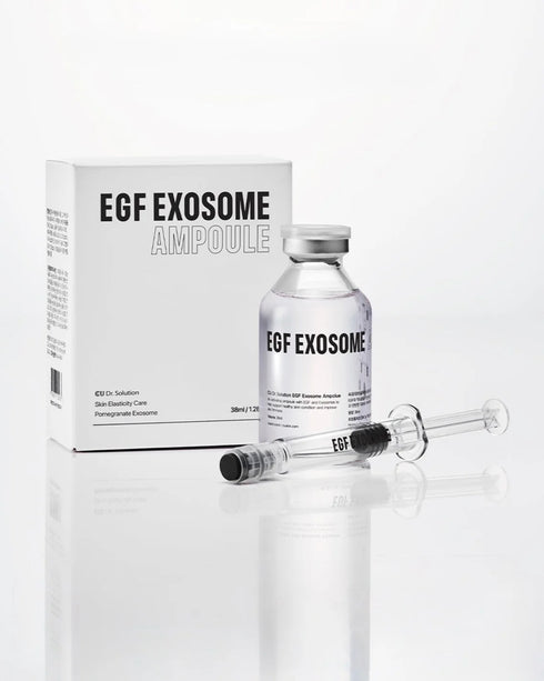 CUSKIN EGF EXOSOME AMPOULE – KONCENTRUOTA AMPULĖ-SERUMAS SU EGF IR EGZOSOMOMIS ODOS ELASTINGUMUI IR SKAISTUMUI, 38 ML