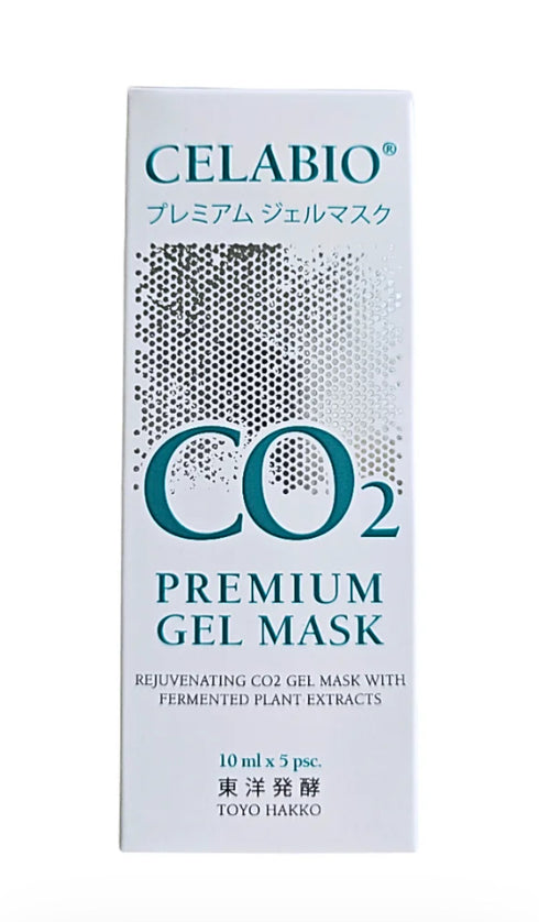 CELABIO CO₂ – japoniška putojanti gelio kaukė odos švytėjimui, 1 vnt