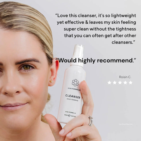 SKIN FORMULAS CLEANSER DAILY FOAMING - SKAISTINANTIS IR BALANSUOJANTIS VEIDO PRAUSIKLIS 100 ML.