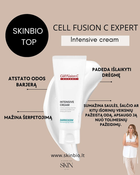 KREMAS SAUSAI, PAŽEISTAI ODAI "INTENSIVE CREAM"