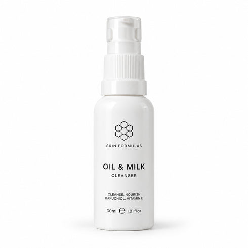 SKIN FORMULAS CLEANSER OIL & MILK– ALIEJINIS VEIDO PRAUSIKLIS 100 ML.