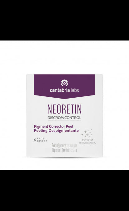 NEORETIN DISCROM CONTROL EKSFOLIJUOJANTYS PADELIAI PIGMENTUOTAI ODAI, 6 PADELIAI