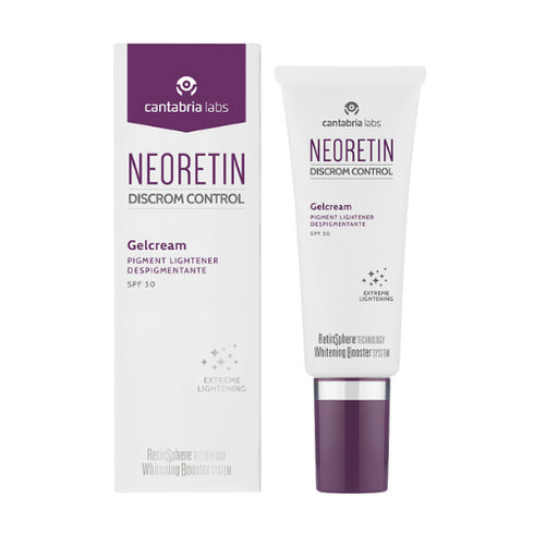 NEORETIN DISCROM CONTROL GELINIS VEIDO KREMAS SPF 50 PIGMENTUOTAI ODAI, 40 ML