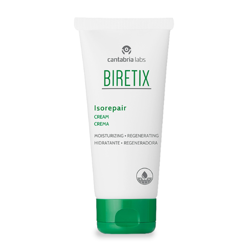 BIRETIX ISOREPAIR KREMAS, 50 ML/ODOS DRĖKINIMUI PO GYDYMO RETINOIDAIS